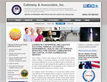 Tablet Screenshot of calloway-assoc.com